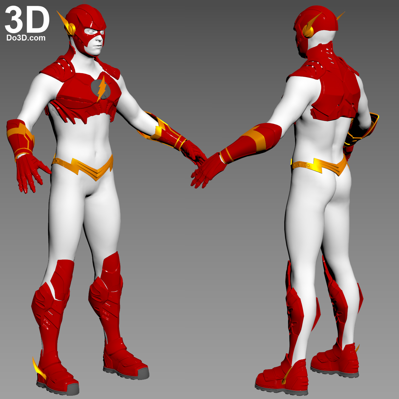 Do3D - The Flash Injustice Body Armor Suit