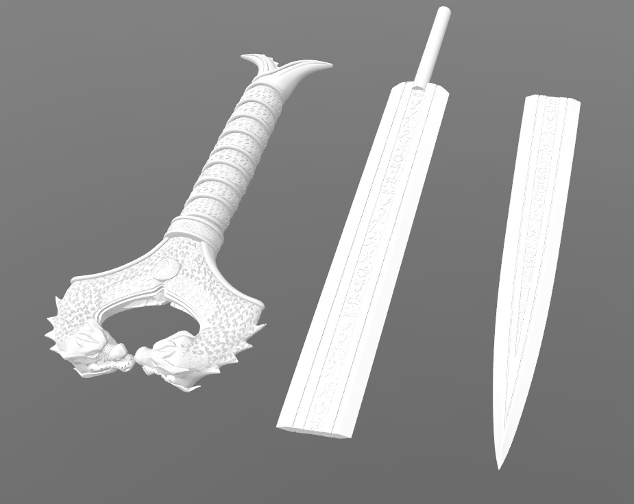 DO3D WONDER WOMAN SWORD