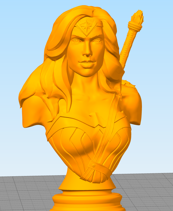 Wonder Woman Bust - CGTrader