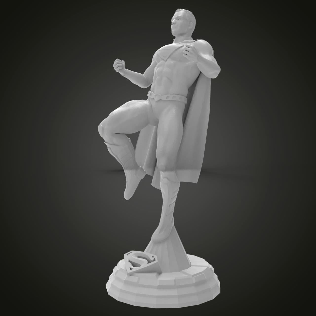 Classic Superman_3D Model