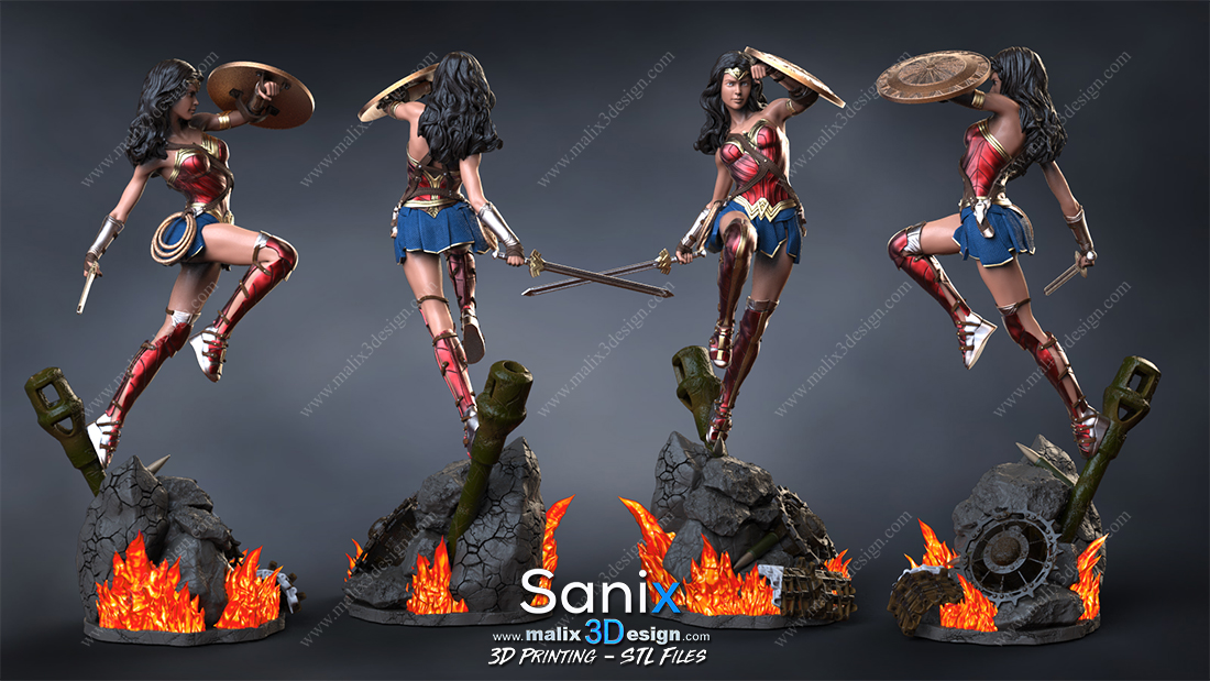 Malix3D - Wonder Woman - Modèle Oct. 2019