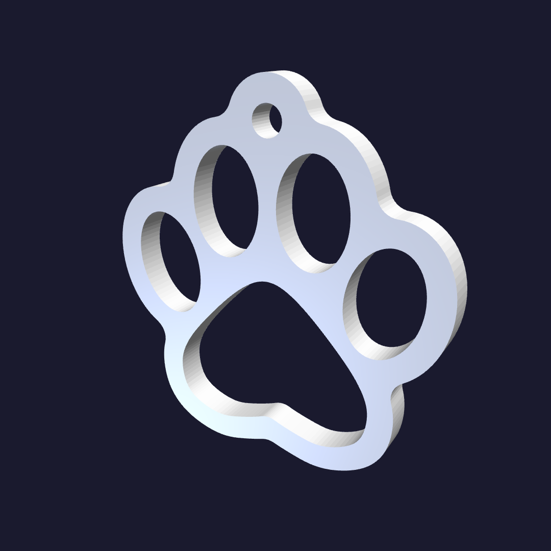 ANIMAL PAW KEYCHAIN