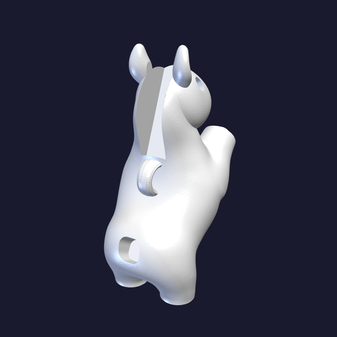 CHAVEIRO PÔNEI DREAMHORN3D