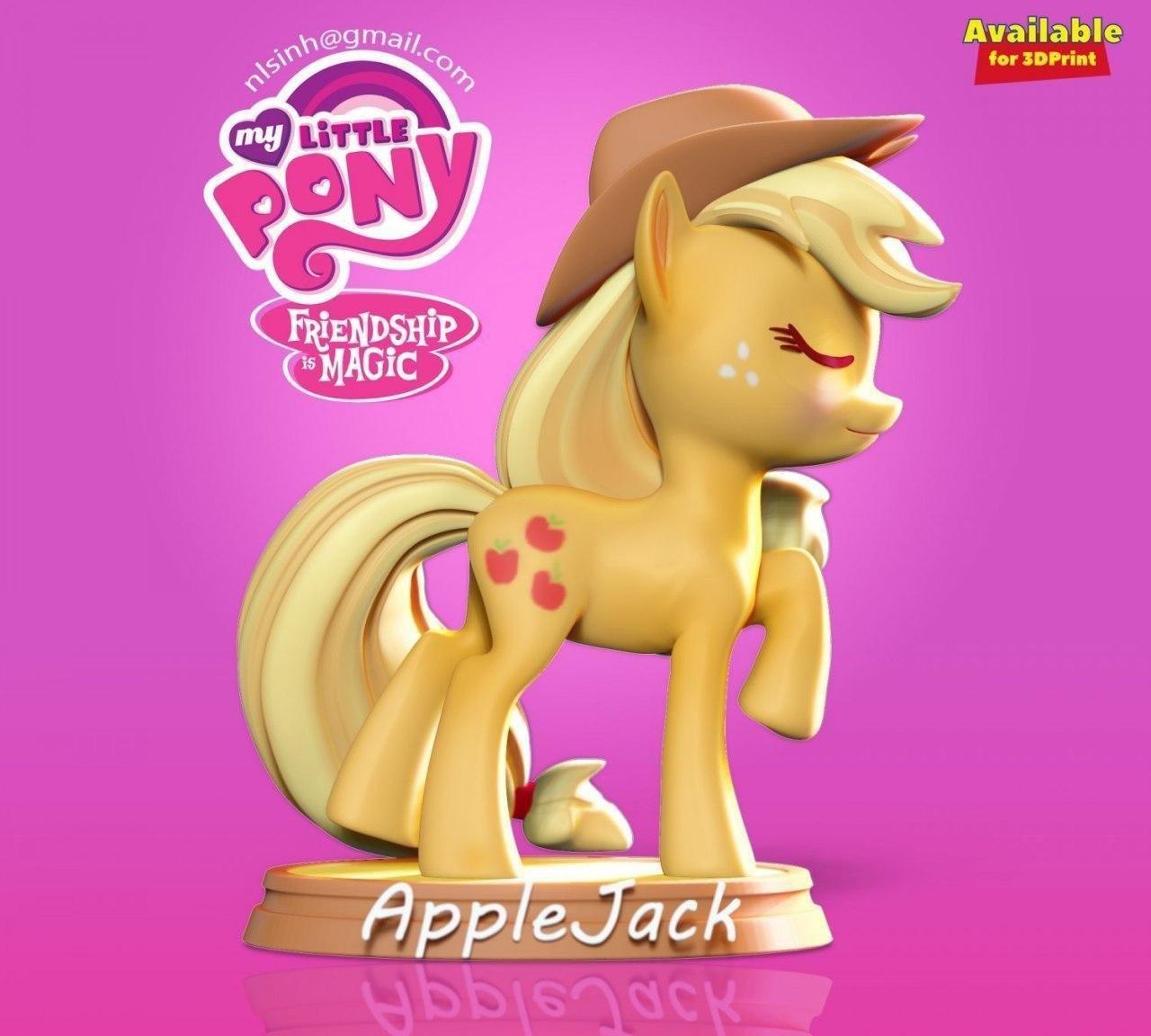 AppleJack - Little Pony Fan art
