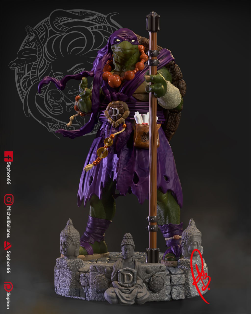 Michel B Rodriguez - Donatello