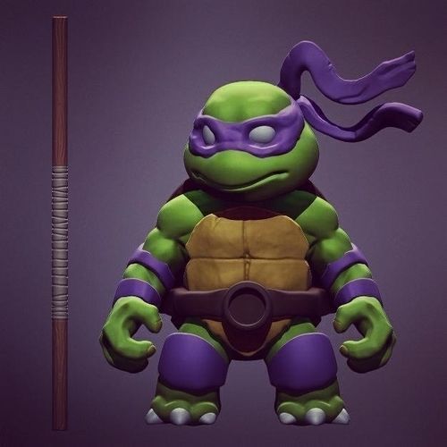 Cults3D - Chibi mutant ninja turtles DON