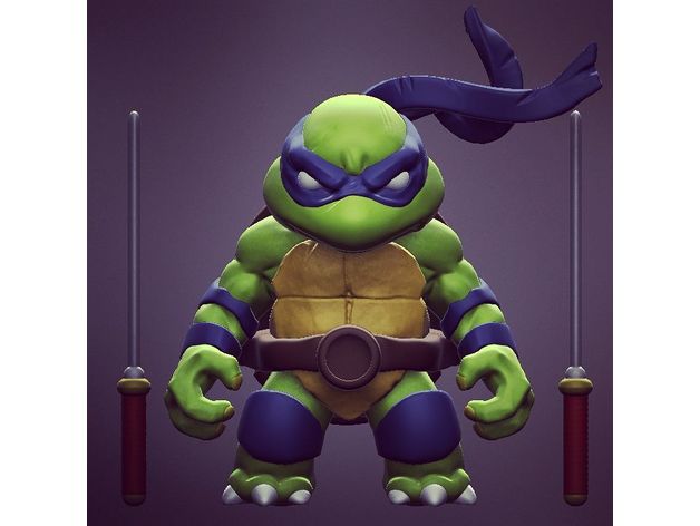 Cults3D - Chibi mutant ninja turtles LEO