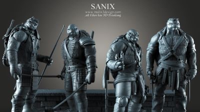 TMNT sanix stl files