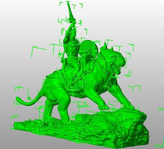 Heman _ Battlecat Diorama