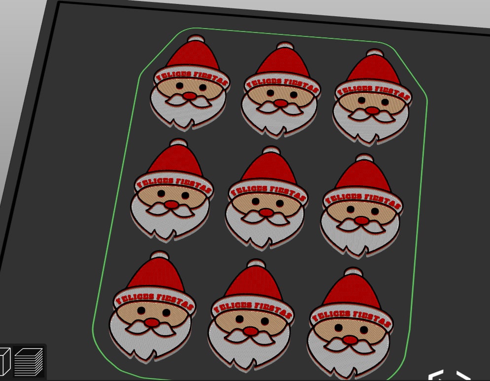 Enfeite Papai Noel 5