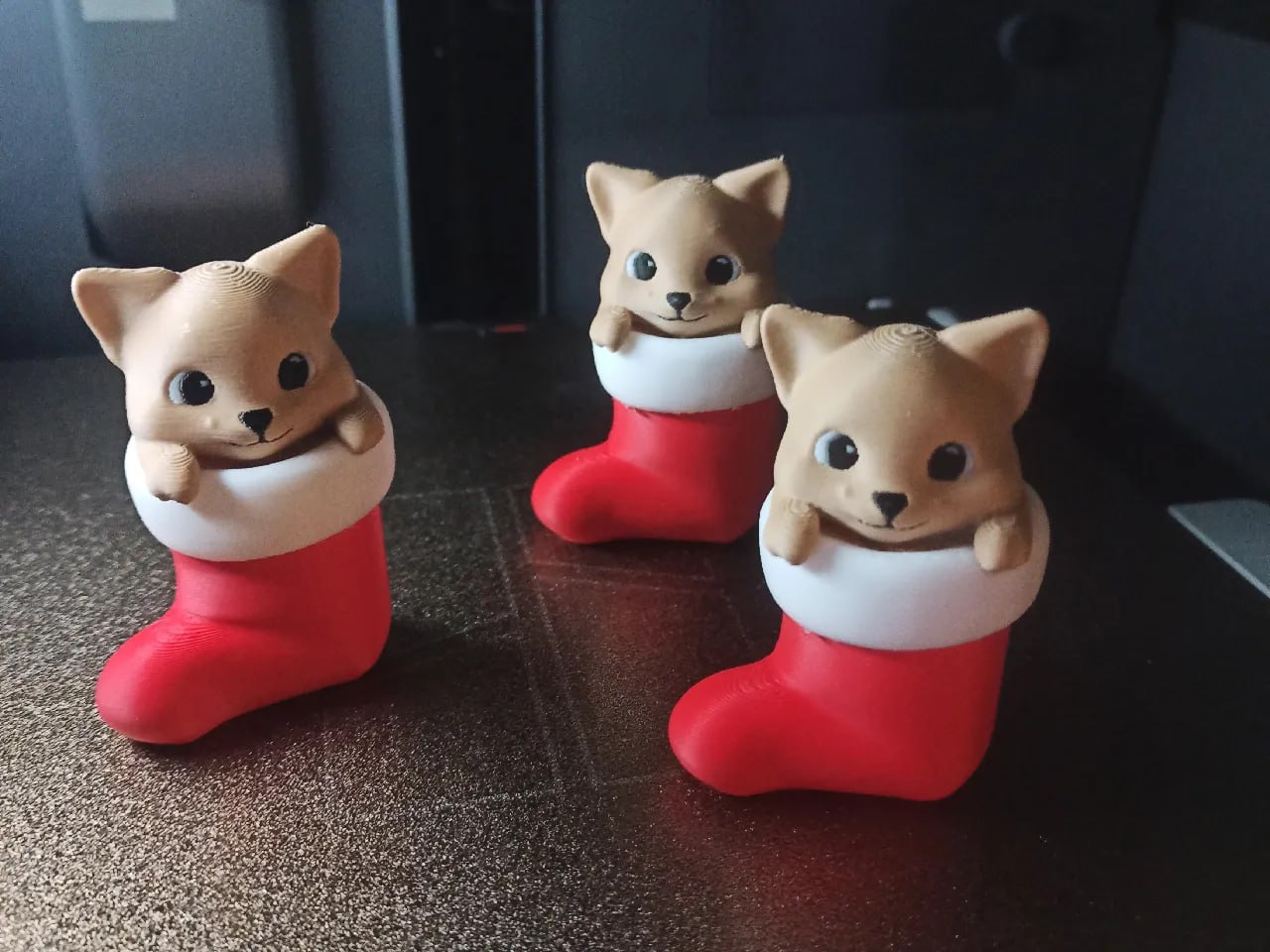 Gatinho de Botas de Natal