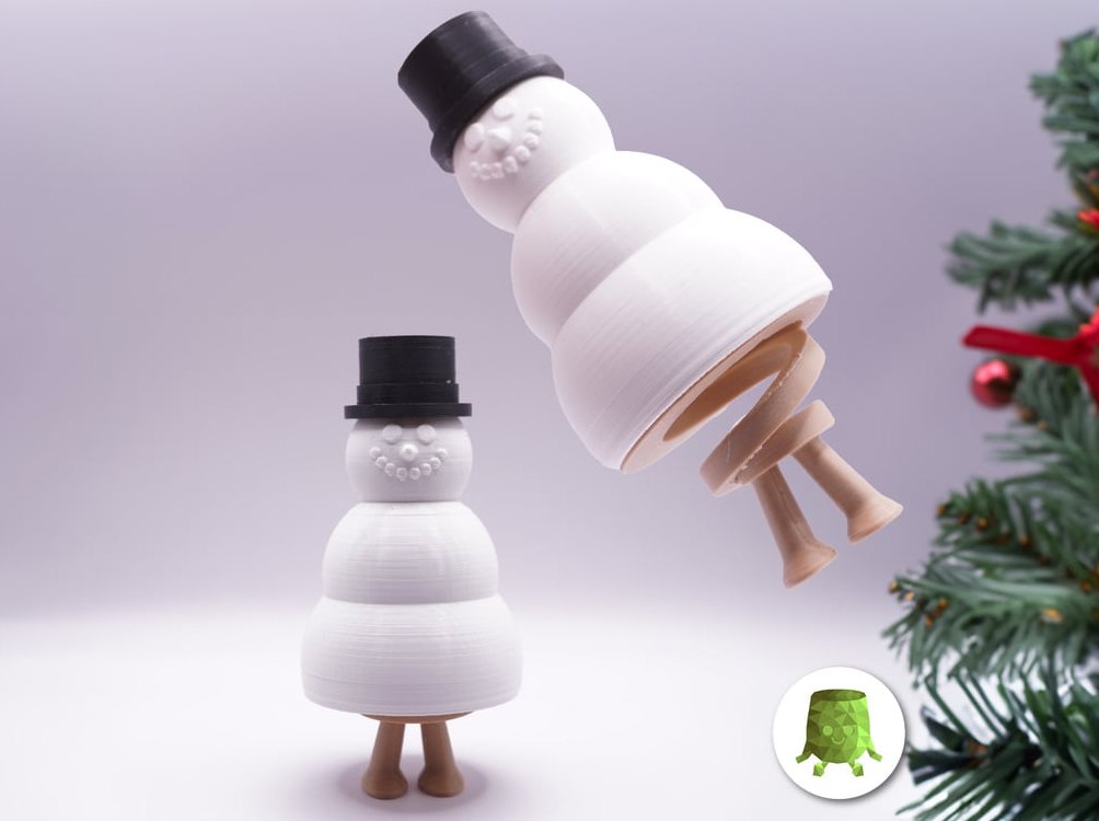 Boneco de Neve Saltitante