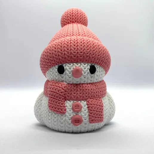 Boneco de Neve de Crochê (2)