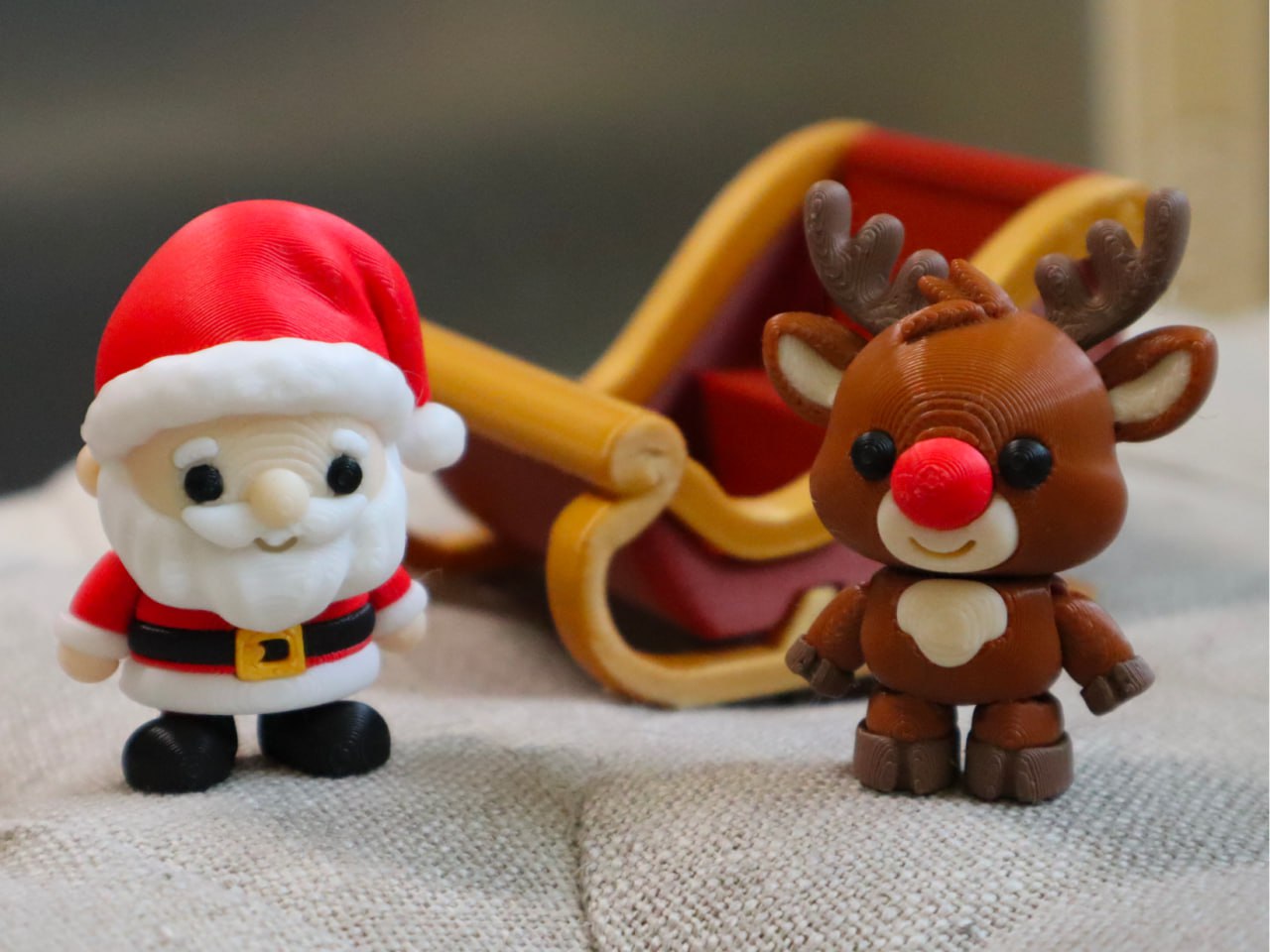 Boneco de Neve e Gazela