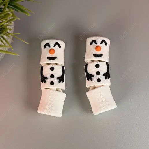 Boneco de Neve Marshmallow