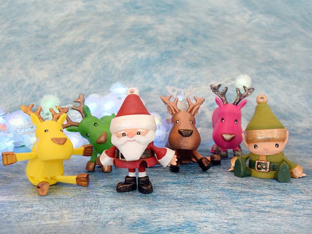 Brinquedos de Natal Articulados