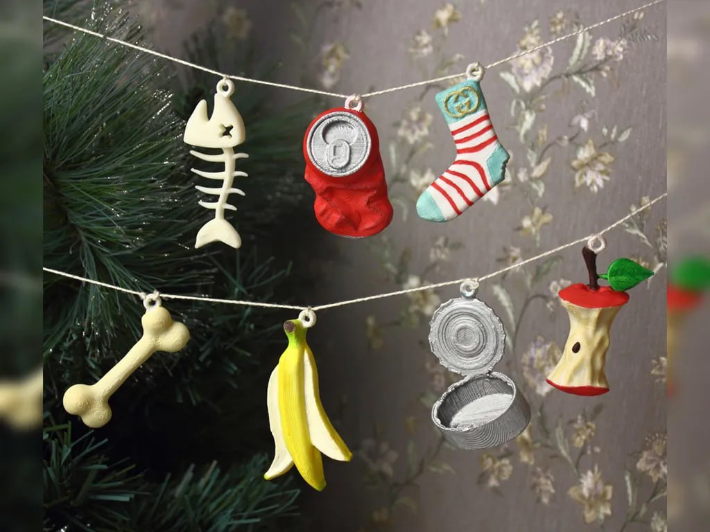 Decoração de Natal de Lixinho