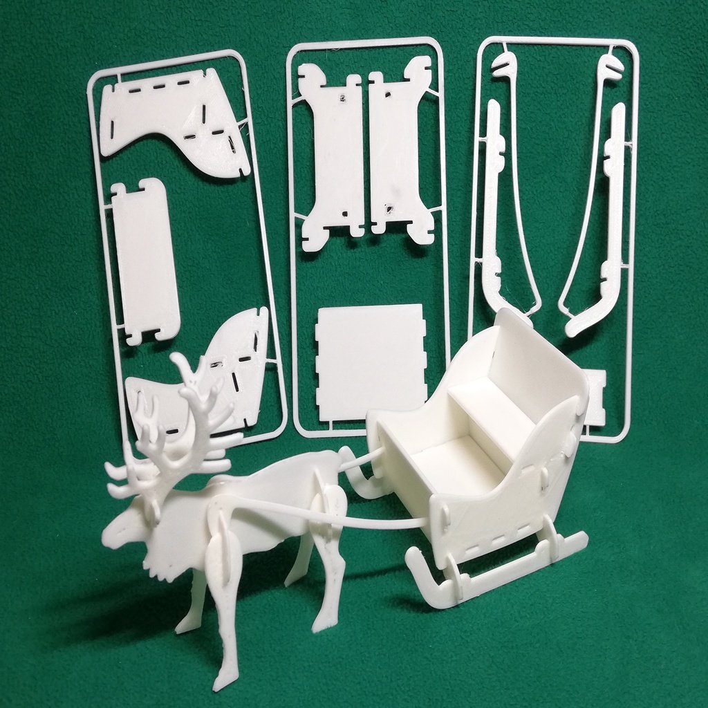 Cartão Kit Trenó de Natal