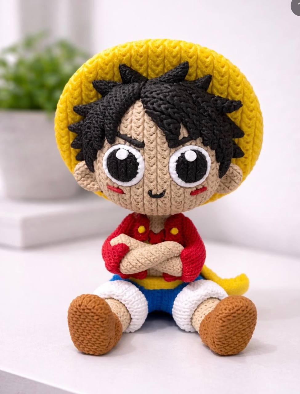 Luffy de Crochê