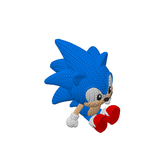 Sonic de Crochê