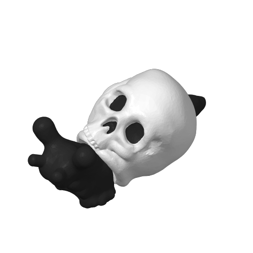Cinderwing3D Skull Snail