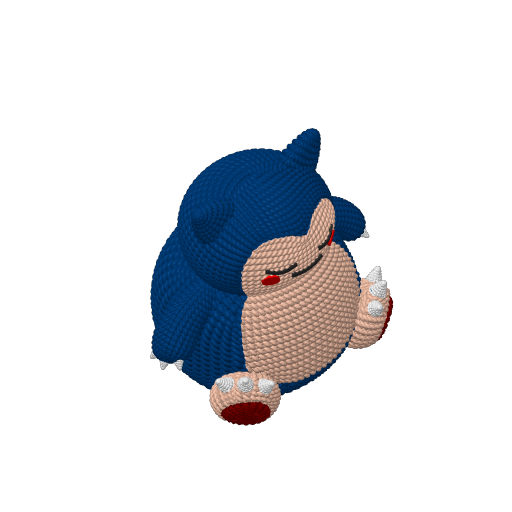 Snorlax de Crochê