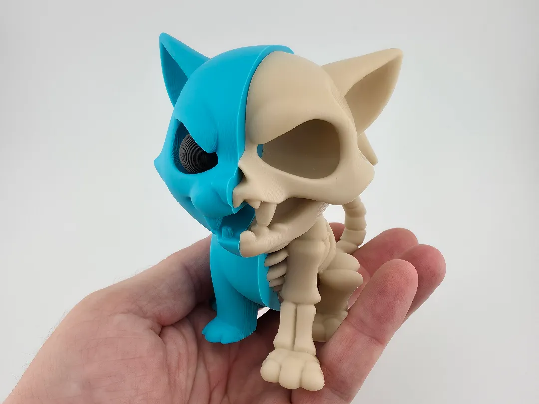 Gato Caveira Articulado