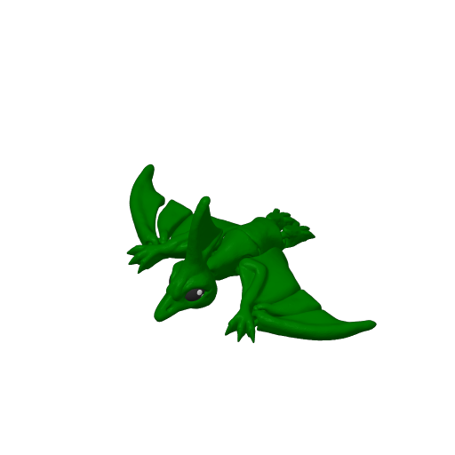 Cinderwing Tiny Pterodactyl and Nyctosaurus