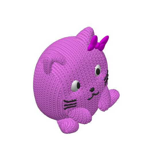 Gatinho de Crochê