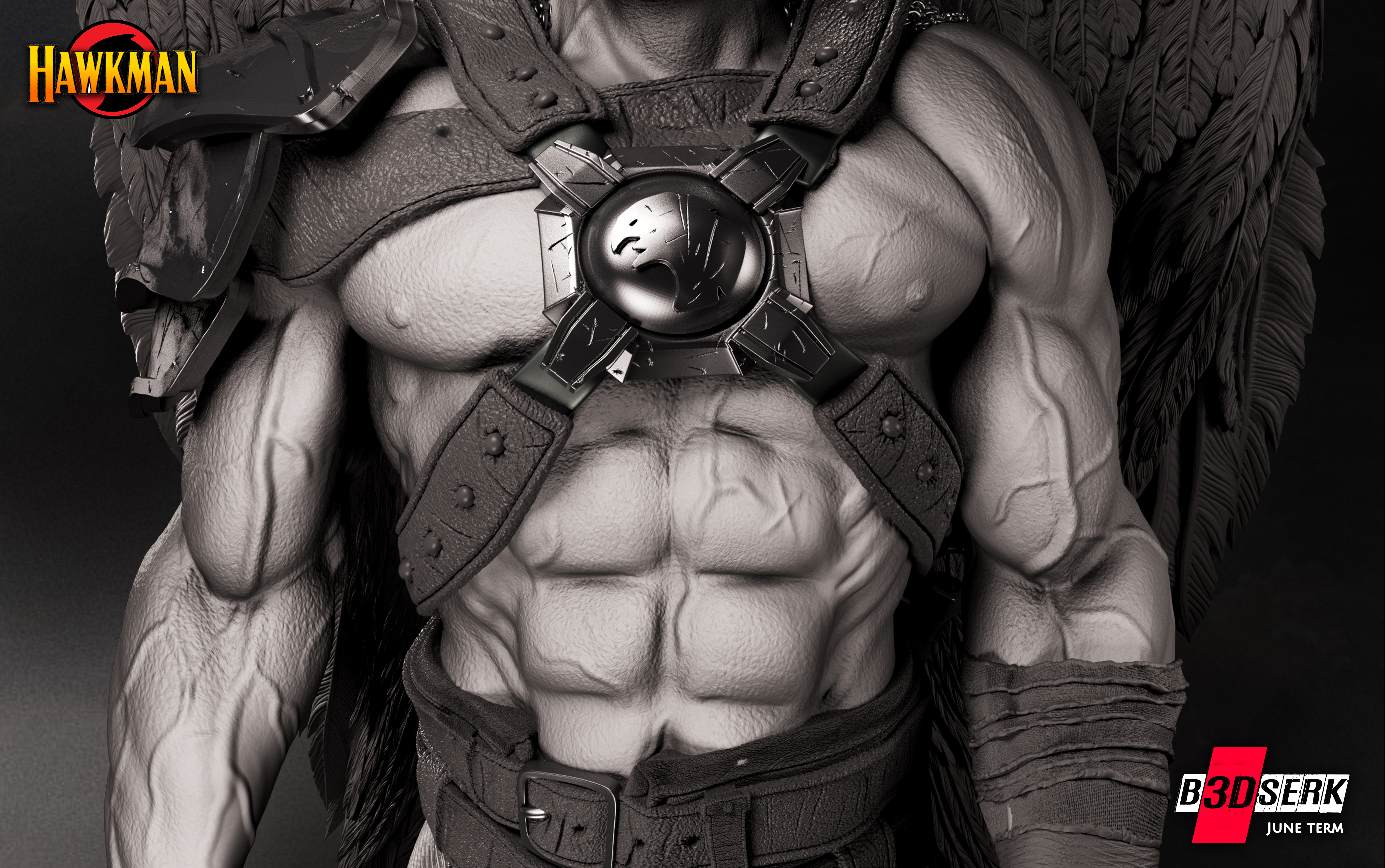 B3DSERK - Hawkman Bust Images (1)