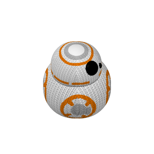BB-8 de Crochê