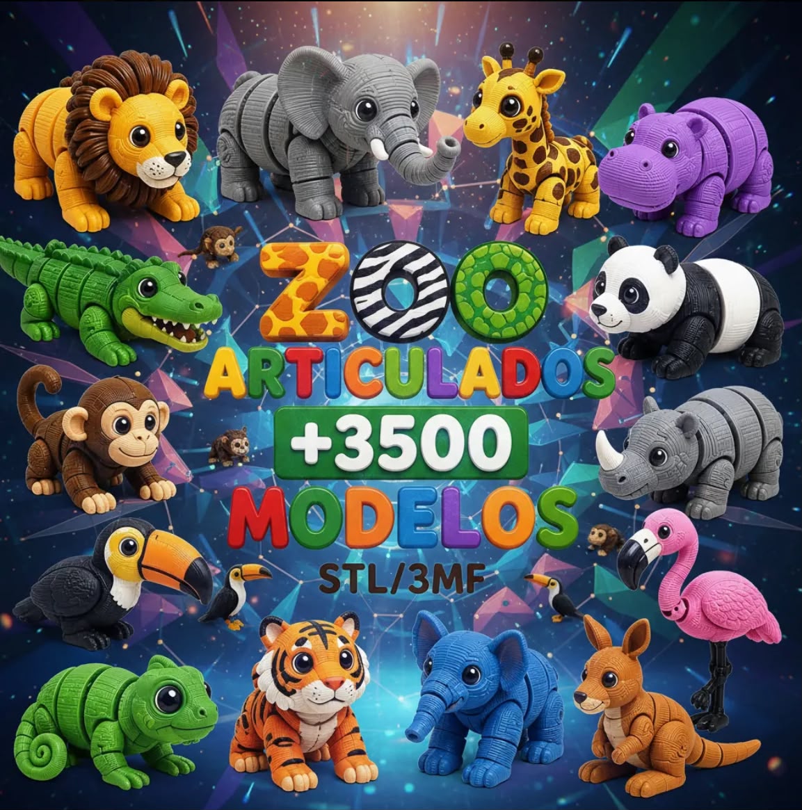 ANIMAIS FLEXÍVEIS ARTICULADOS